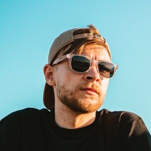 The Coasties - ft. Walnut wood - Clear Sunglasses